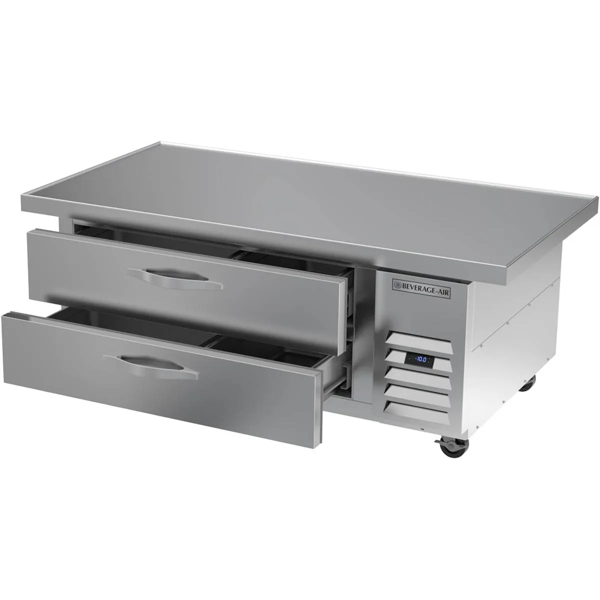 Beverage Air WTFCS52HC-60 60" 2 Drawers Worktop Freezer Chef Base w/ Marine Edge, 9.6 cu. ft.