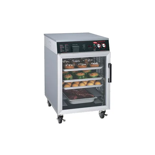 Hatco FSHC-7-1 "Full Height" 1-Door Glass Heated Holding Cabinet, 7-Slide, Stainless Steel, 1697W