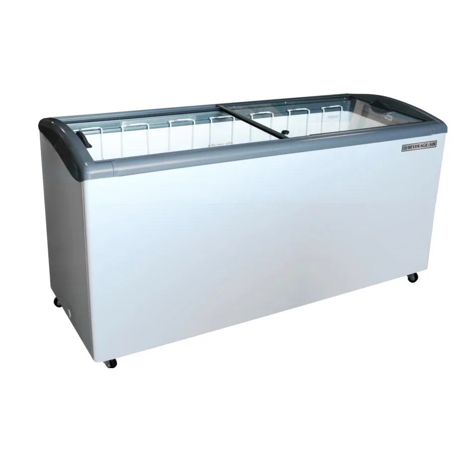 Beverage Air NC68HC-1-W 68" Flat Lid Ice Cream Display Freezer, 18.48 cu. ft.