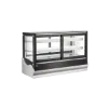 Omcan USA 48566 Countertop Refrigerated Case 60" Wide, 11.4 cu.ft, Black, Stainless, 32‑53.6°F