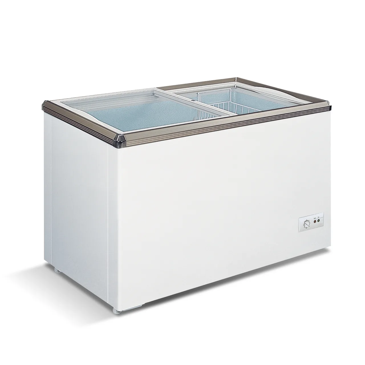 Omcan USA 45292 34" Flat Lid Ice Cream Display Freezer, 7.1 cu. ft.