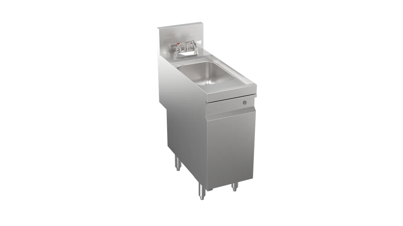Krowne KRS-SD12C Wet & Dry Underbar Waste Cabinet