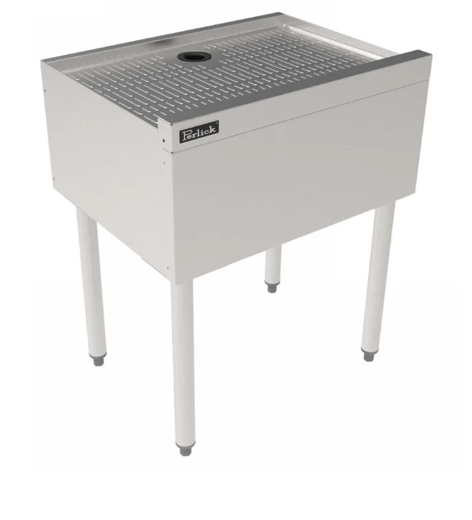 Perlick TSS18 Tss Series Underbar Drainboard, Island Type, 18"W X 18-5/8"D