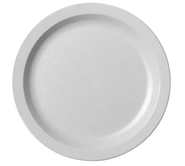 Cambro 825CWNR148 Plate – 8¼‑Inch White Polycarbonate Narrow Rim Glossy NSF‑Certified Made in USA