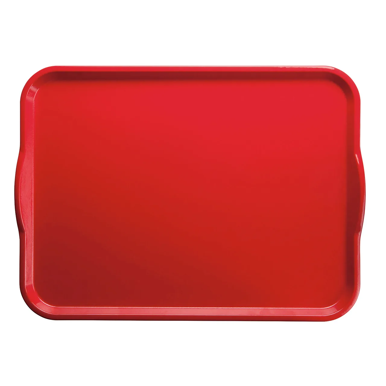 Cambro 1418H521 Camtray Dietary Tray with Handles, Rectangular 14" x 18", Fiberglass, Red, NSF, USA