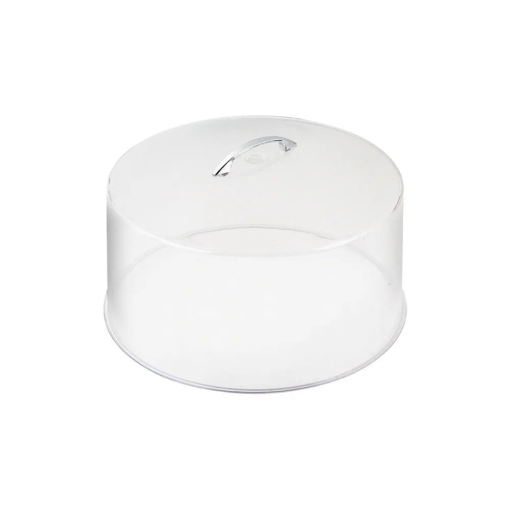 CAC China DCSC-13 Clear Plastic Cake Cover, 12" Diameter, Round, for 13" Dia. Cake Stand