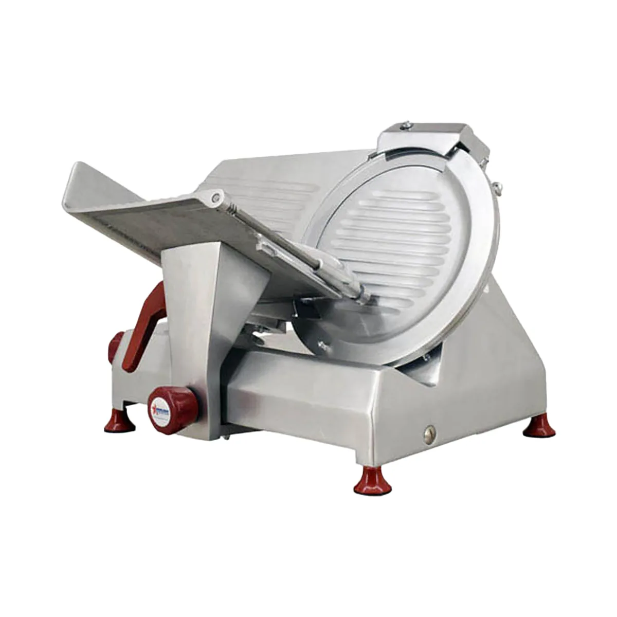 Omcan USA 13635 Elite Meat Slicer, 13" Carbon Steel Blade, Belt, Aluminum, 1/2 HP, 110V
