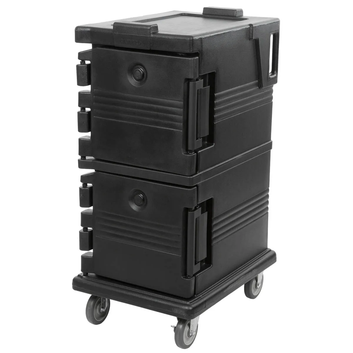 Cambro UPC600110 Ultra Camcart® Black Insulated Food Pan Carrier w/ 8 Pan Capacity