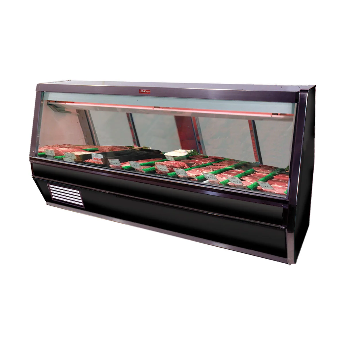 Howard-McCray SC-CMS40E-12-BE-LED 149" Single Duty Flat Refrigerated Meat Display Case