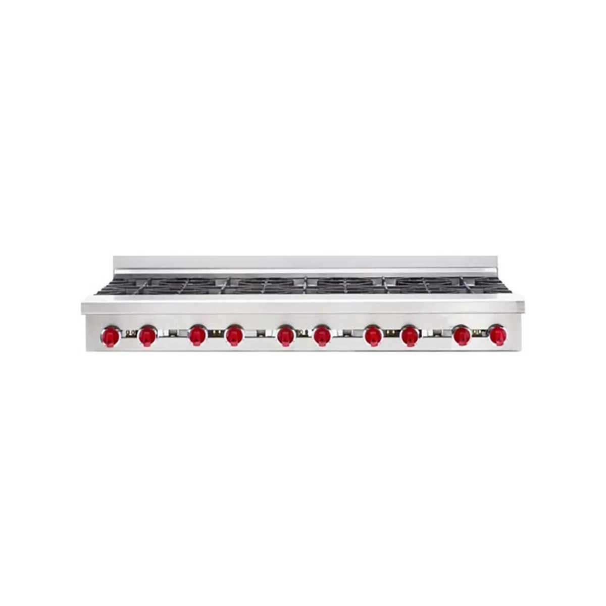 American Range ARSHP-60-10 48" Countertop Gas Hotplates w/ (10) Burners, 30" Depth, 320.000 BTU