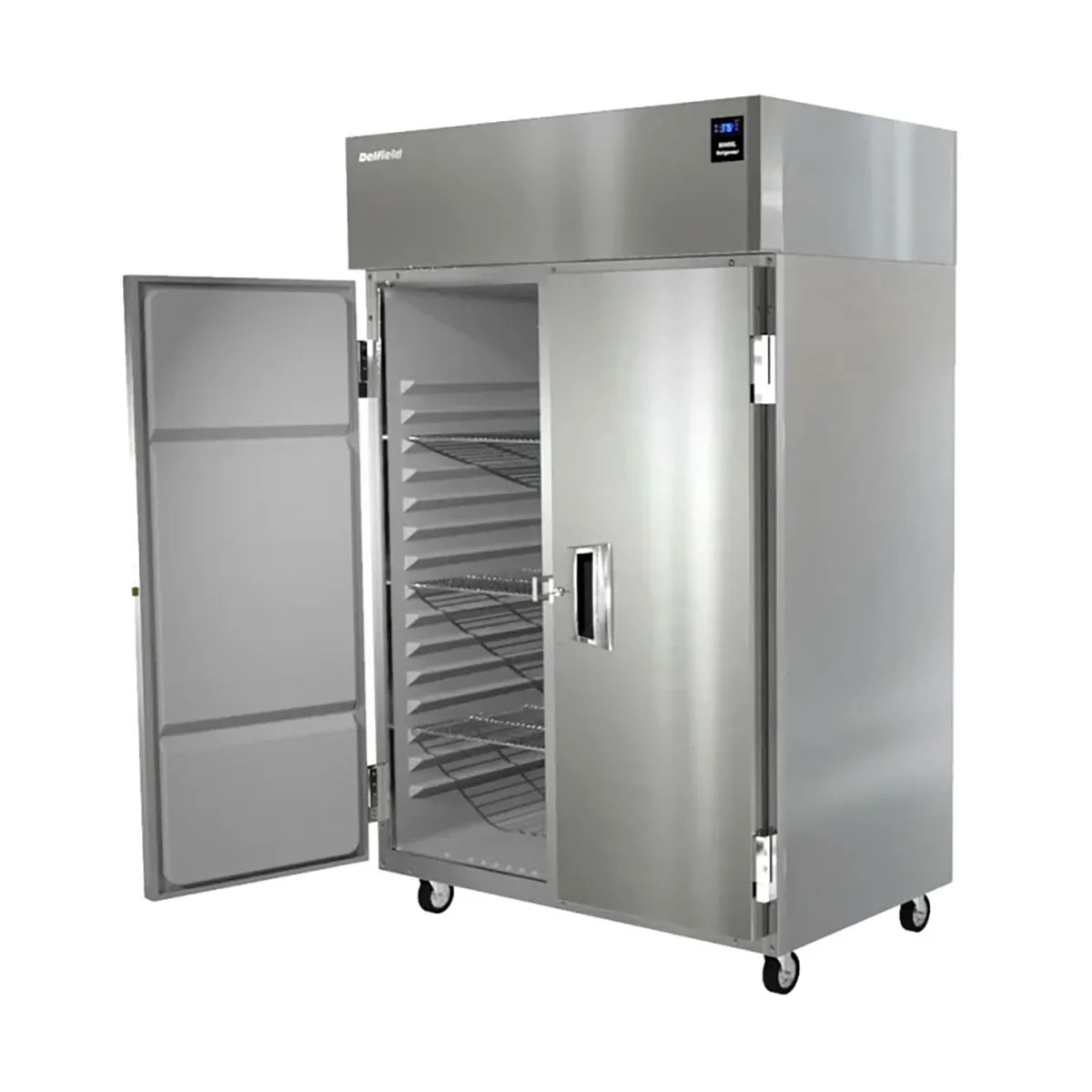 Delfield 6051XL-S Two Section Reach-In Refrigerator w/ 2 Solid Full Doors, Top Mounted, 43.5 cu. ft.