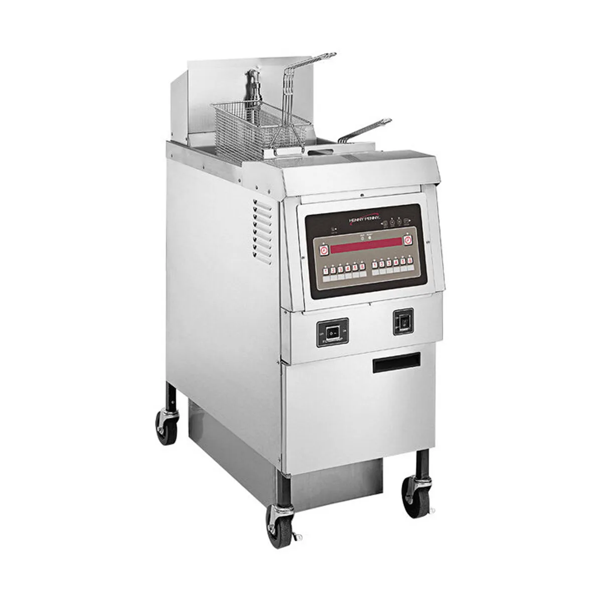 Henny Penny OFG321.06 Multiple Battery LP Gas Fryer w/ 1 Frypot, Built-In Filtration System, COMPUTRON® 8000