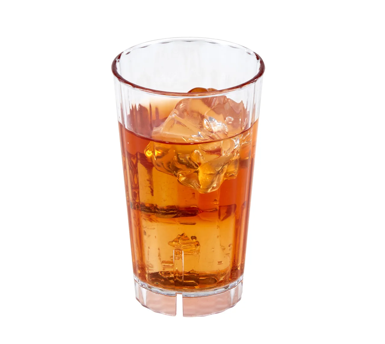 Cambro HT8CW135 Huntington Tumbler, 8 oz Clear Polycarbonate, Fluted, Top Dia 2‑11/16″, Stacking Lugs