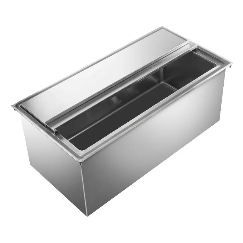 Klinger's Trading DIB1830-7C 18" Drop-In Ice Bin w/ 100 lb. capacity