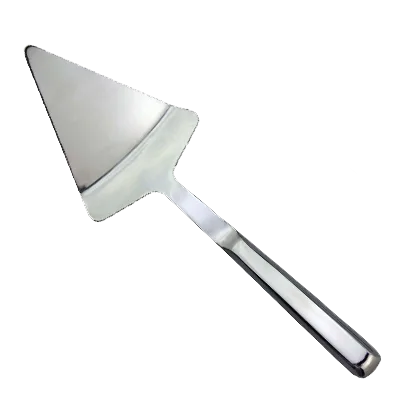 Omcan USA 80148 Pie & Cake Server, Wide 11-1/2" Stainless Steel, Smooth Edge, Handheld Design