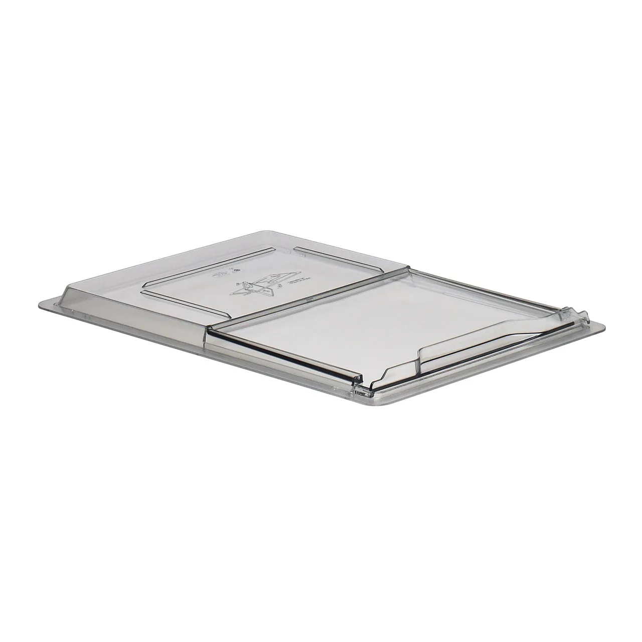 Cambro 1826SCCW135 SlidingLid Cover, Clear Polycarbonate, Fits 18" x 26" Tray, NSF