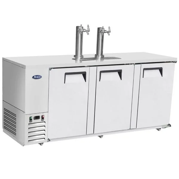 Atosa USA MKC90GR 89" 2 Towers Draft Beer Cooler Dispenser, 30.1 cu. ft.