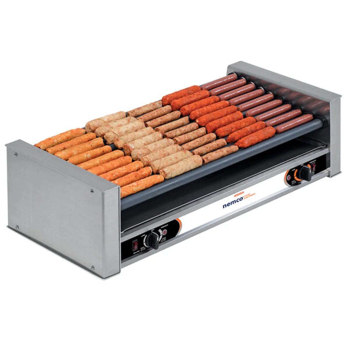 Nemco 8045SXW Roll-A-Grill® Wide Hot Dog Grill, Roller-Type