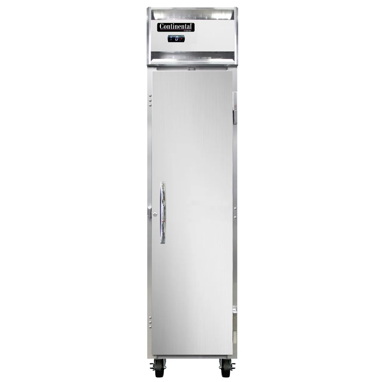 Continental Refrigerator 1FSENSA 17-3/4" 1-Section Reach-In Freezer, Solid Door, Top Mounted, Stainless Steel, 15 cu. ft.