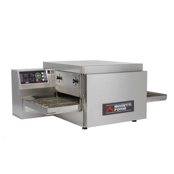 Moretti Forni T64EV1 48.5" Single Deck Countertop Ventless Electric Conveyor Pizza Oven, 208/240V