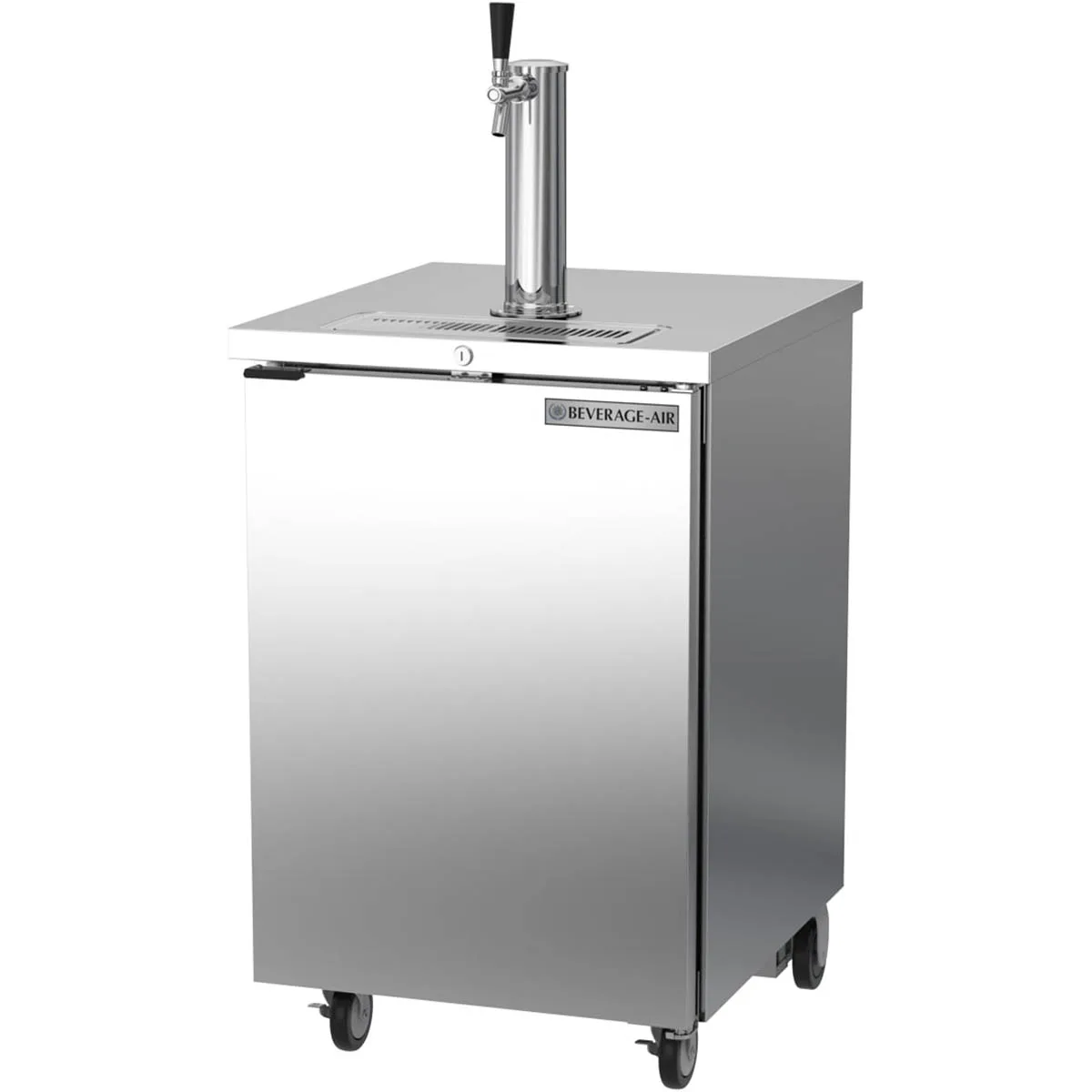 Beverage Air DD24HC-1-S 24" Draft Beer Cooler w/ 1 Keg, 7.66 cu. ft., 1 Single-Tap Tower
