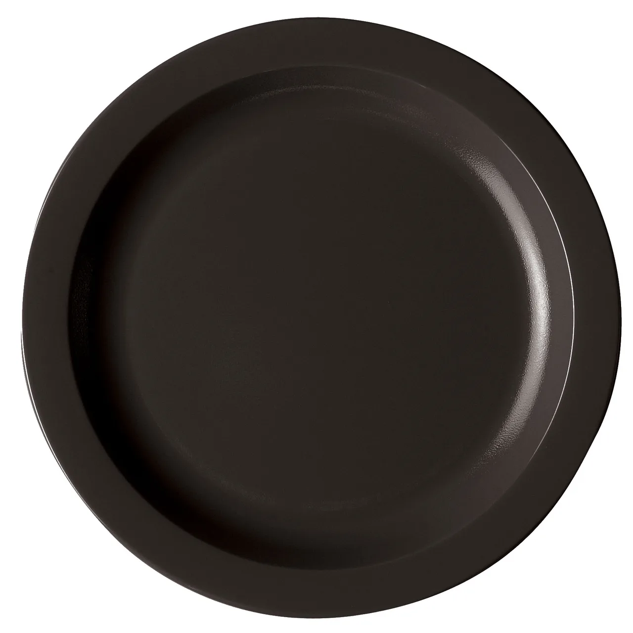 Cambro 10CWNR110 – 10‑Inch Black Polycarbonate Plate, Narrow Rim, Scratch‑Resist Finish, NSF, USA