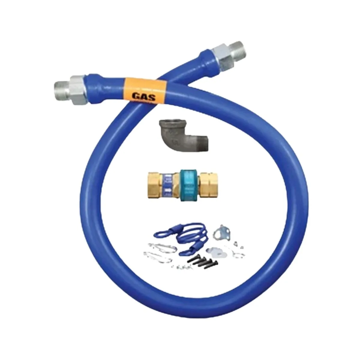 Garland US Range 2591997 Gas Flex Hose with Quick Disconnect Includes Restraining Device