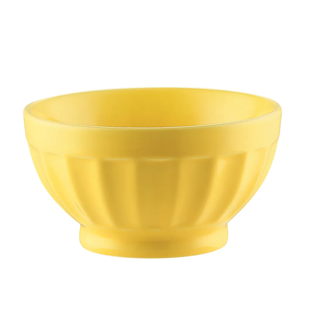 CAC China LTE-B5-SFL - Sunflower Porcelain Bowl, 5¼" Dia x 2⅞" H, 18 oz Dishwasher Safe - 1 Dozen