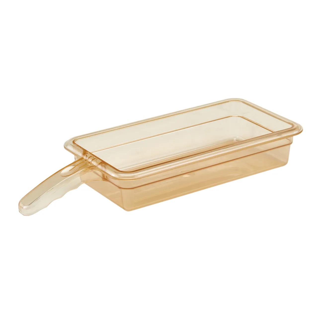 Cambro 32HP1H150 H‑Pan Food Pan, 1/3 Size, 2‑1/2″ Deep Amber Hi‑Temp Plastic NSF -40°F to 375°F