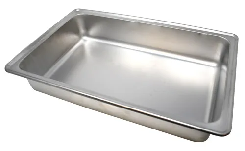 Omcan USA 80908 Dripless Spillage Pan 4" Deep Anti‑Jamming Holds 1/1 1/2 1/3 GN Stainless Steel NSF