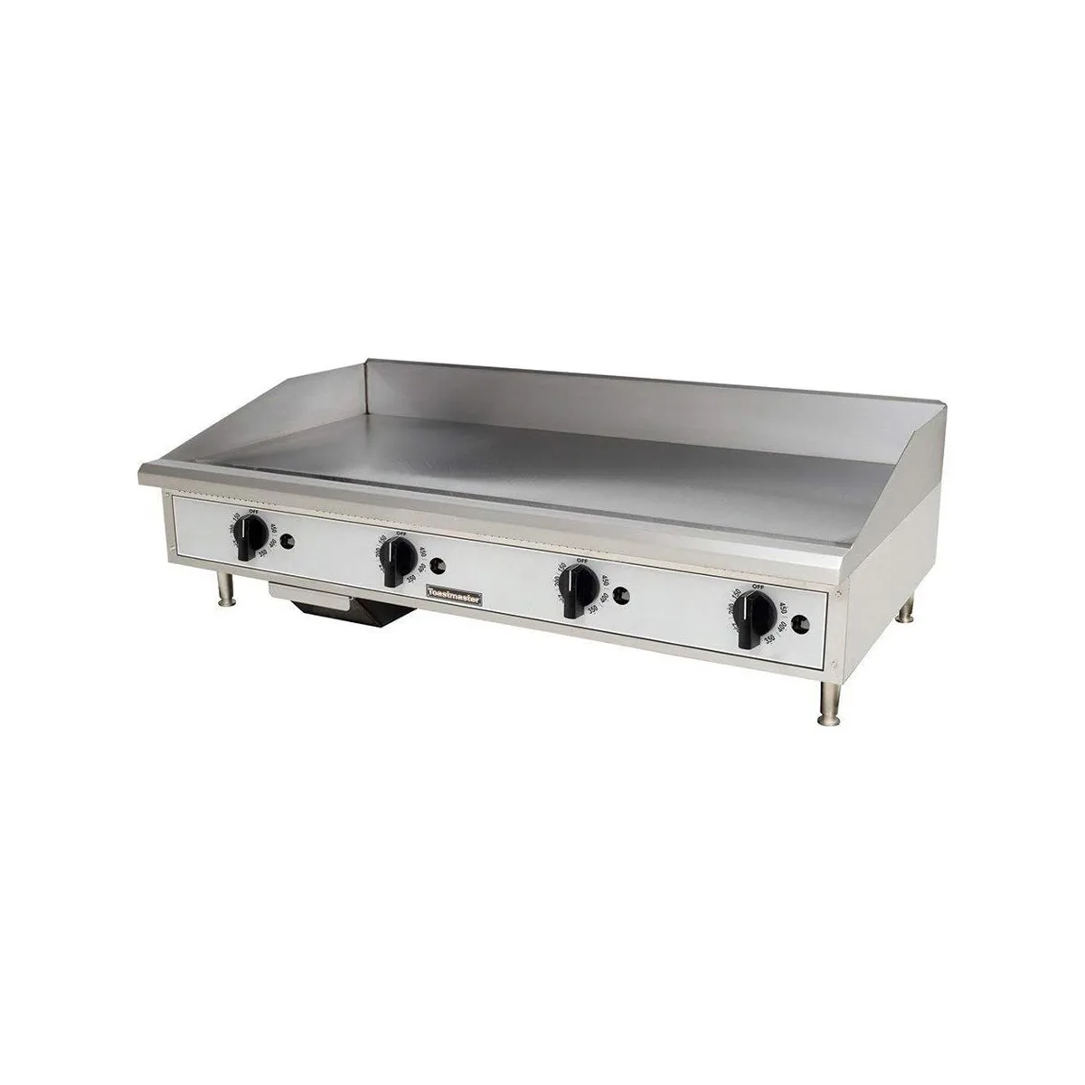 Toastmaster TMGT48 48" Countertop Thermostatic Gas Griddle, 3/4" Steel Plate, 80.000 BTU