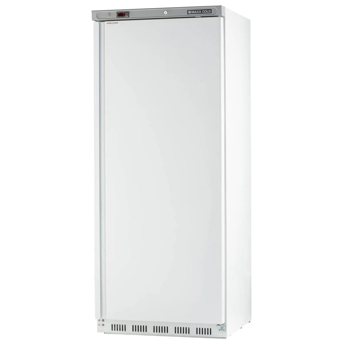 Maxx Cold MXX-23FHC 30.38" 1-Solid Door Reach-In Freezer, Bottom Mounted, 23 cu. ft., Painted Steel Exterior, Aluminum Interior