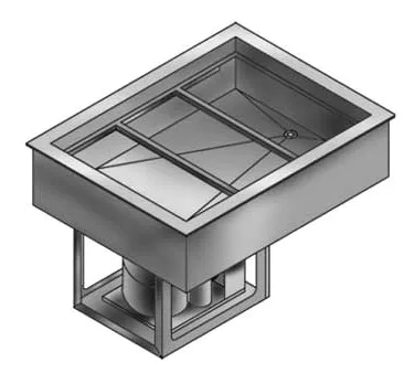 Wells RCP-243 Two Pan Drop In Refrigerated Cold Food Well