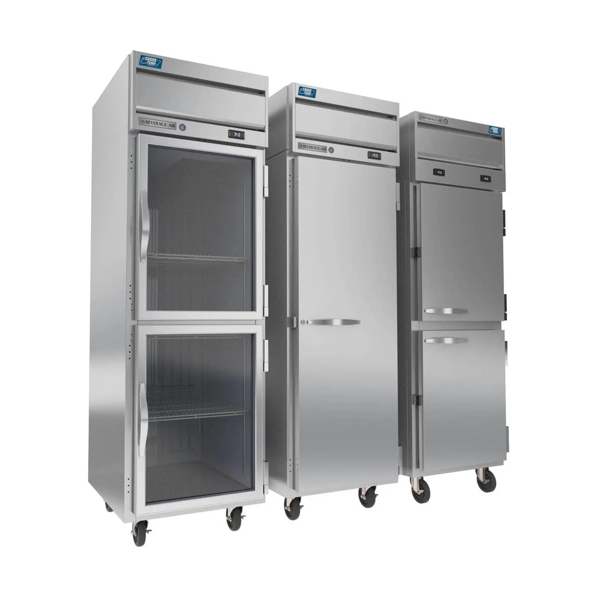 Beverage Air CT1HC-1G 26" 1-Section Convertible Refrigerator Freezer w/ Glass Door, 23 cu. ft.