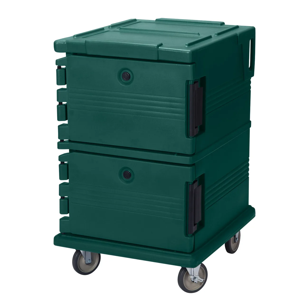 Cambro UPC1200519 Ultra Camcart® Insulated Food Pan Carrier w/ 16 Pans, Green