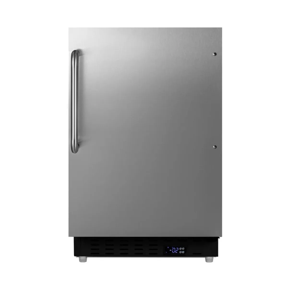 Summit ALFZ37BCSS 20" Built-in or Freestanding Undercounter Freezer, Stainless Steel, 2.68 cu. ft.