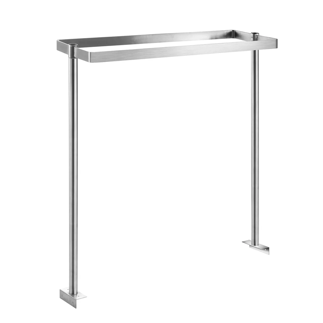 Klinger's Trading TMQ-48, 48" Stainless Steel Single Bar Adjustable Table Mounted Pot Rack