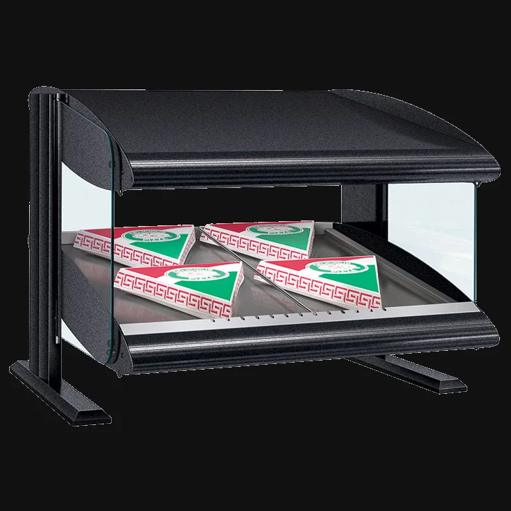 Hatco HXMS-42 Slant Heated Merchandiser with Led Lighting Warmer, 42" W