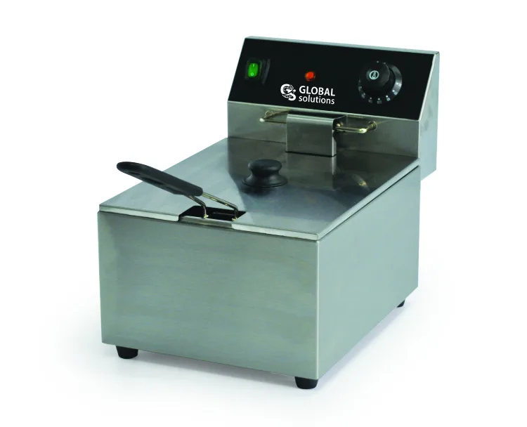 Global Solutions by Nemco GS1611-120 Deep Fryer, 16 Lb Fat Capacity