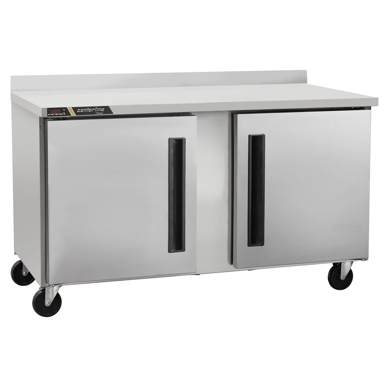 Traulsen C Series CLUC-60R-SD-WTRR 60" 2-Section Worktop Refrigerator w/ 2 Doors (right)