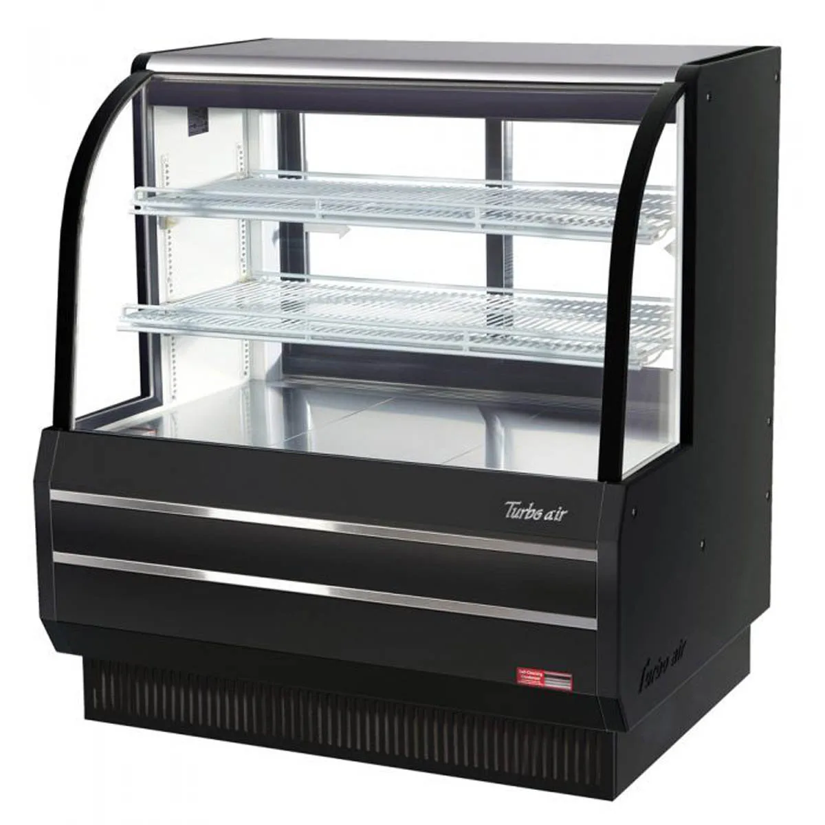 Turbo Air TCGB-48DR-W(B) 48" Full Service Non-Refrigerated Bakery Display Case