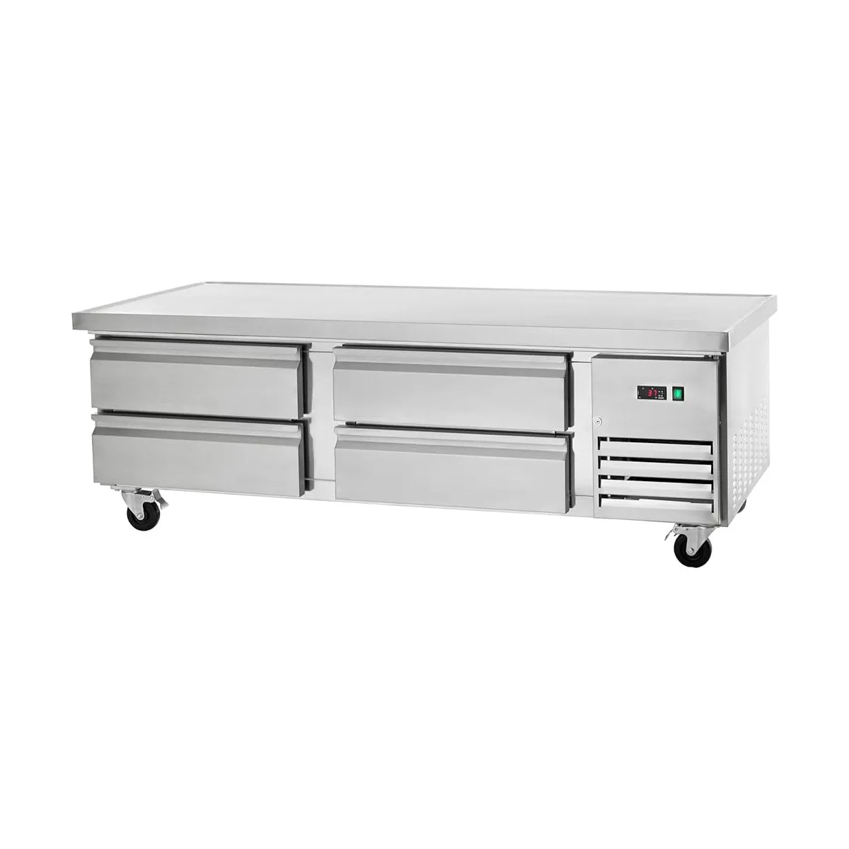 Arctic Air ARCB72 74" 4 Drawers Refrigerated Chef Base w/ Marine Edge Top