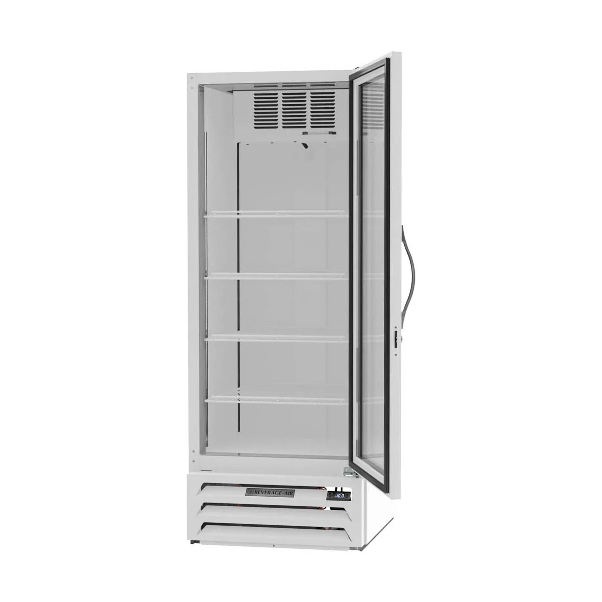 Beverage Air MMF12HC-1-W 24" 1 Glass Door Merchandiser Freezer in White, 11.9 cu. ft.