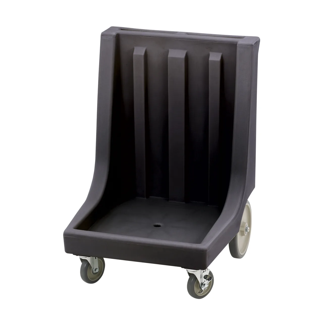 Cambro CD2020HB110 Camdolly Black Dish Rack Dolly with Handle 350 lb Capacity
