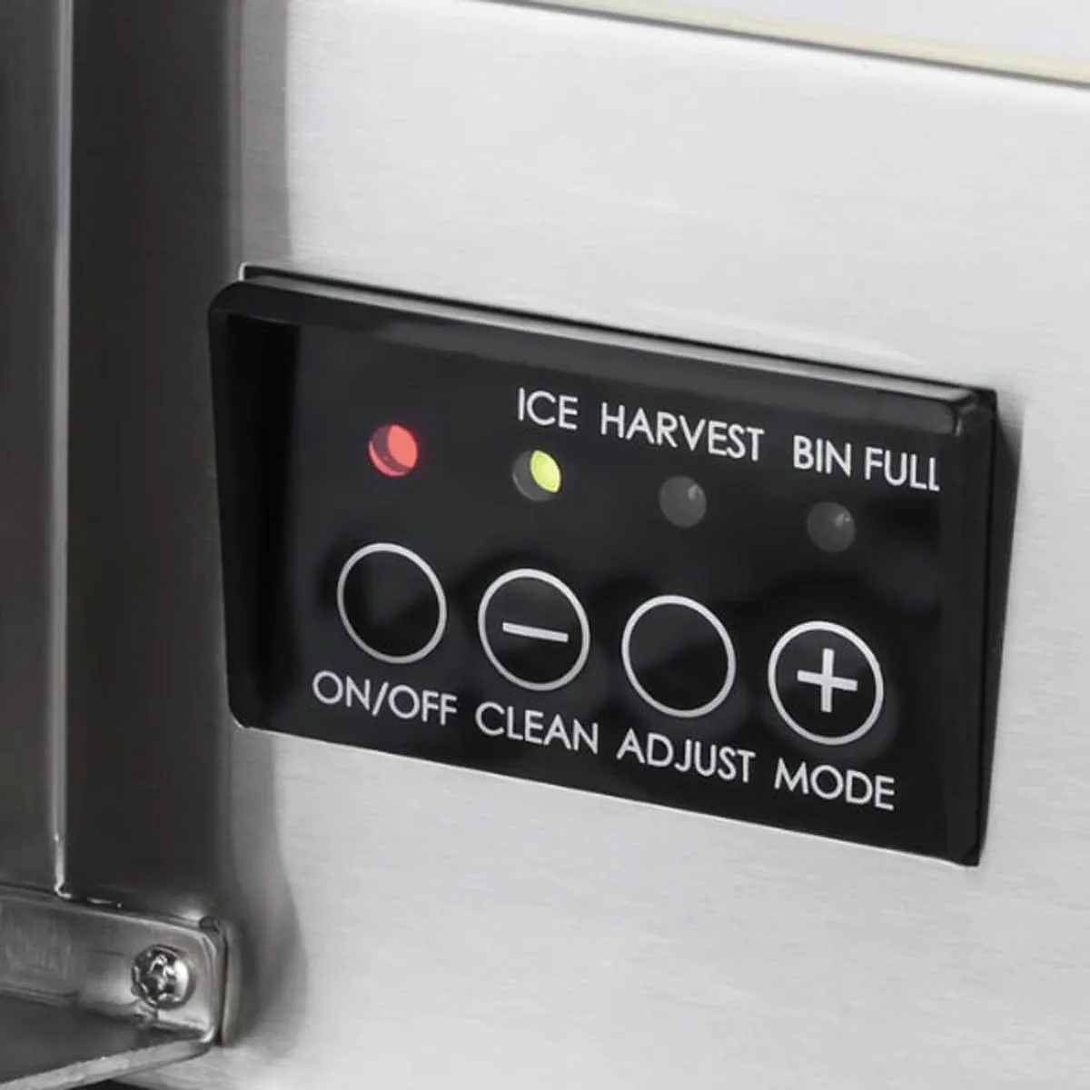 Maxx Ice MIM50P-O 15" Air Cooled Full Cube 65 lb Undercounter Ice Machine with 25 lb Bin, Outdoor
