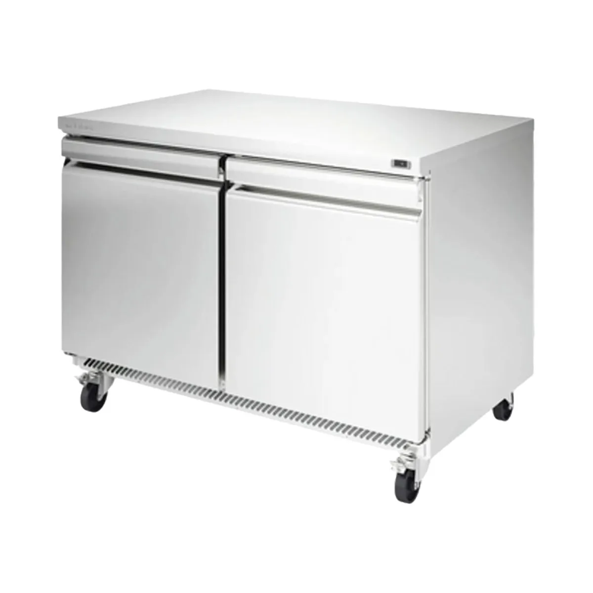 Hurakan HKN-UC60F2E 60" 2-Door Undercounter Freezer, Stainless Steel, 14.1 cu. ft.