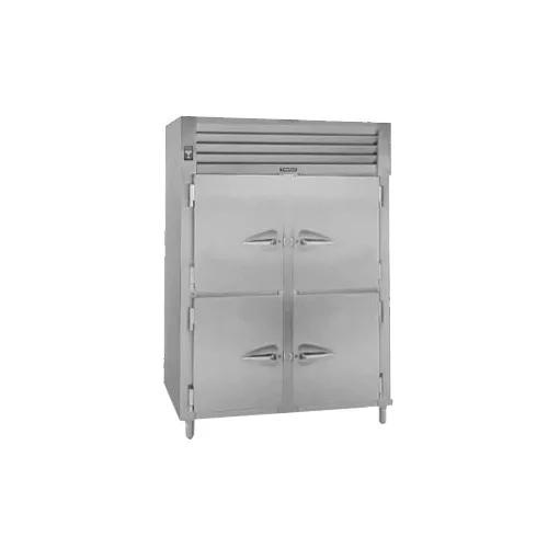 Traulsen AHF232W-HHS 2-Section Half Height Solid Door Heated Holding Cabinet