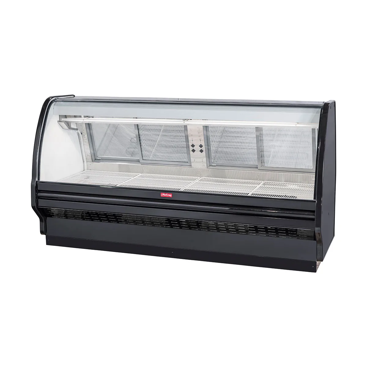 Howard-McCray SC-CMS40E-6C-BE-LED 76" Single Duty Curved Refrigerated Meat Display Case