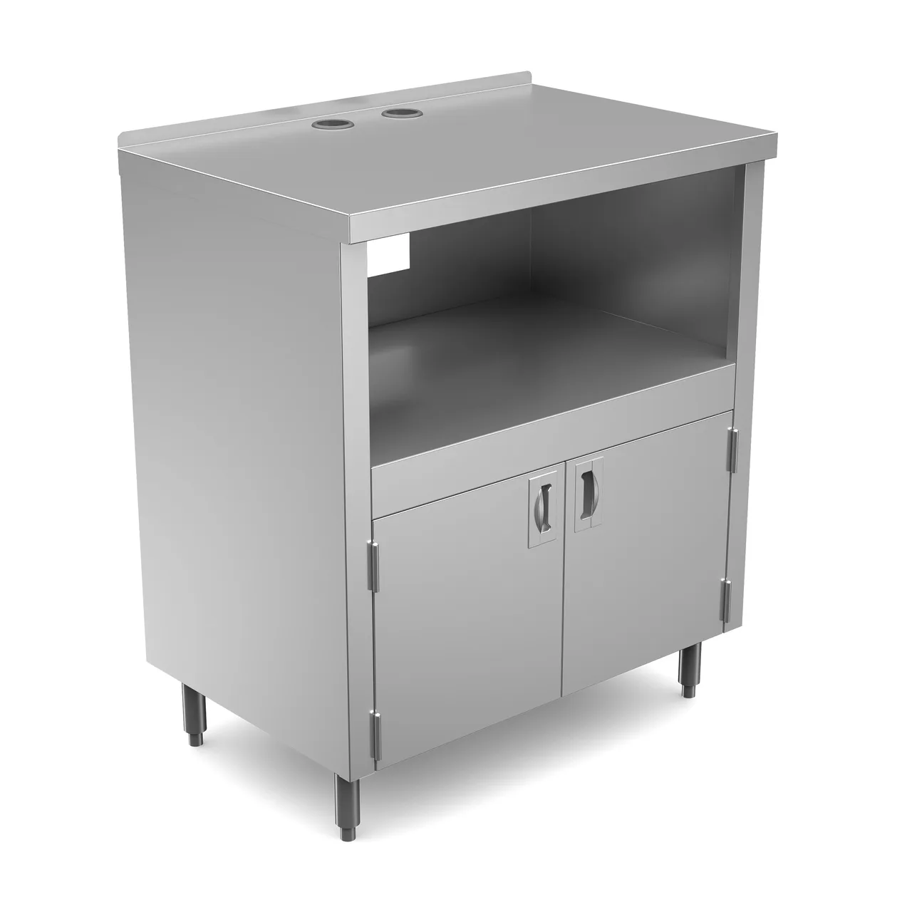 Winholt WLFD-WRKSTN-1 30" Multi-use Work Station, Cabinet Base Hinged Doors with Cable Holes