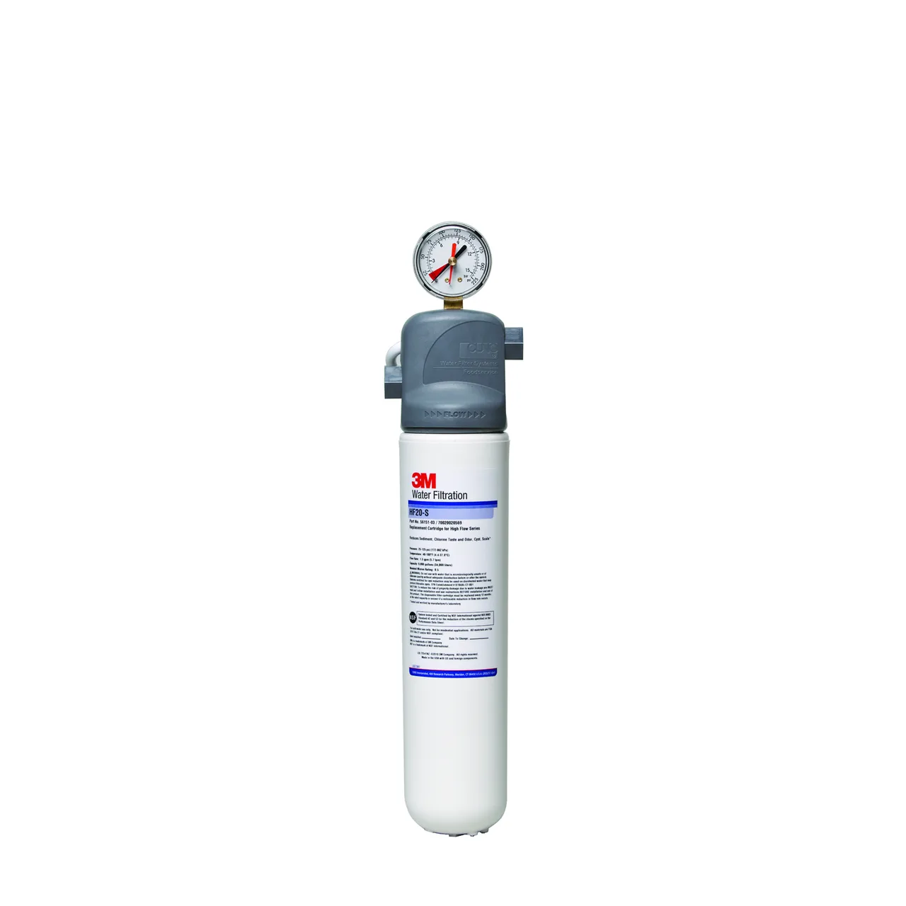 Atosa USA ICE120-S 3M™ Water Filtration Products Water Filter System with gauge, 9000 gals. Capacity